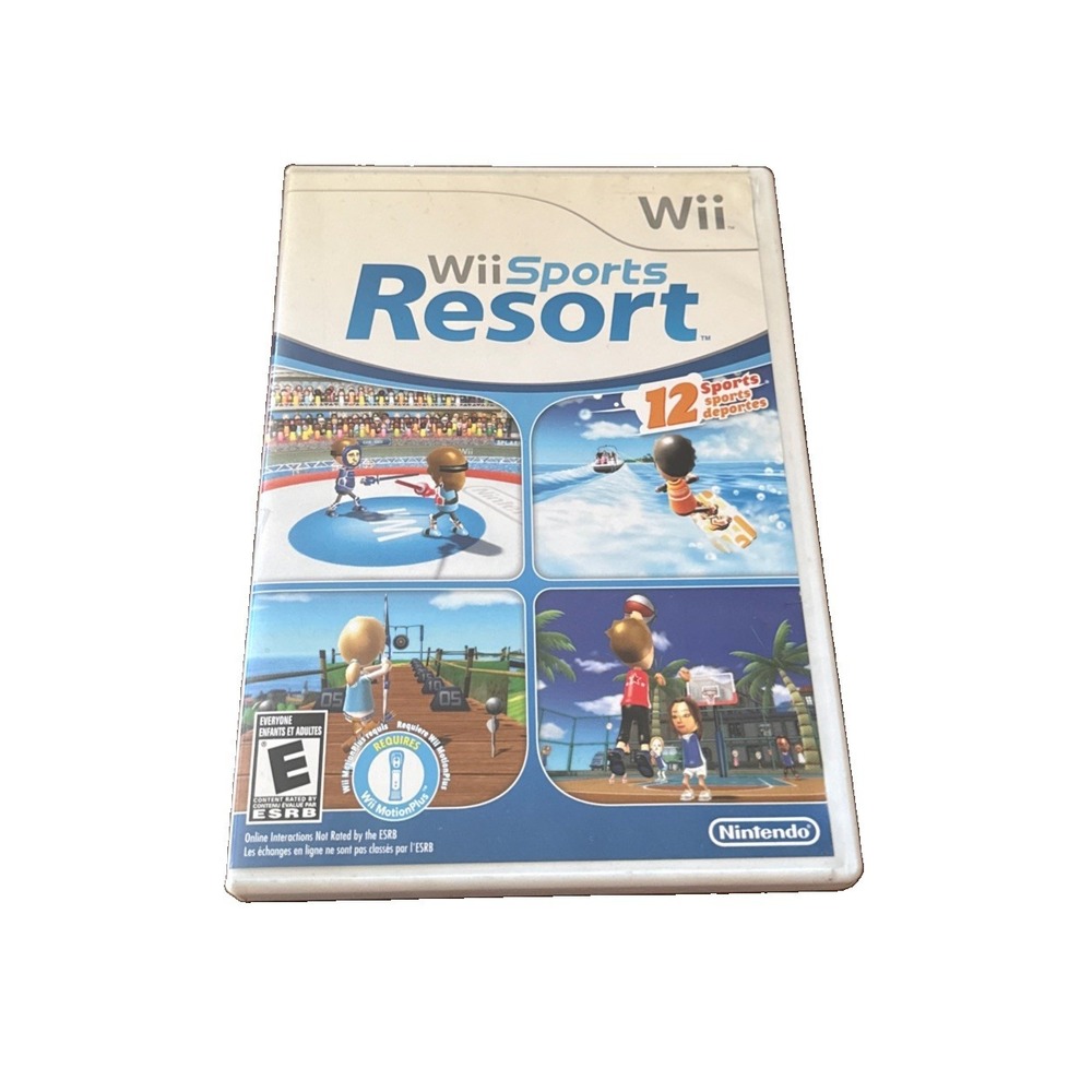 Nintendo Wii Sports Resort (Nintendo Wii, 2009) NTSC-U/C Tested Working CIB